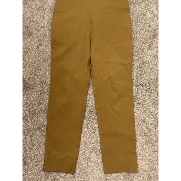 Bitte Kai Rand Magic FoldOver Stretch Slim Trouser Pants in Mustard, L - Picture 3 of 6